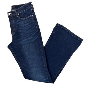 Lucky Brand Stevie High Rise Flare Jeans Size 10/30R Dark Wash Denim